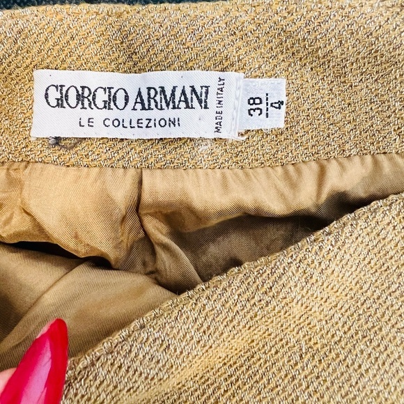 🔥Giorgio Armani Classic Tan Skirt🔥 - Picture 3 of 6